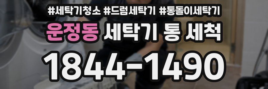 운정동 세탁기 통 세척