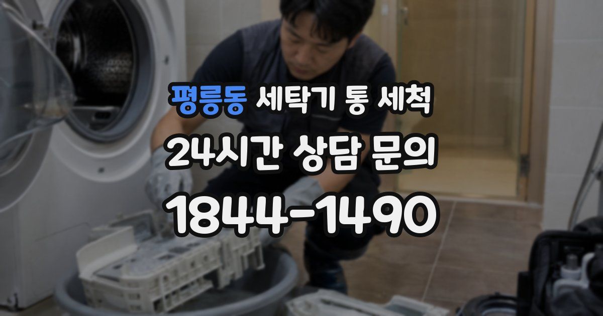 평릉동 세탁기 통 세척