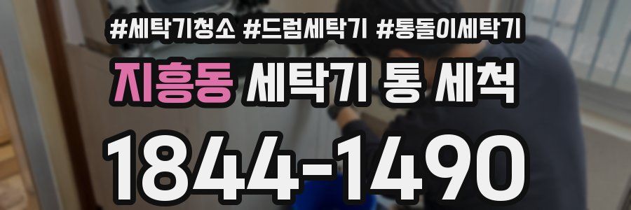 지흥동 세탁기 통 세척