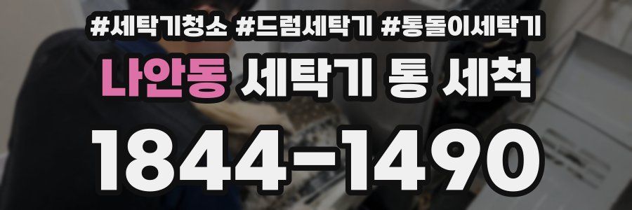 나안동 세탁기 통 세척
