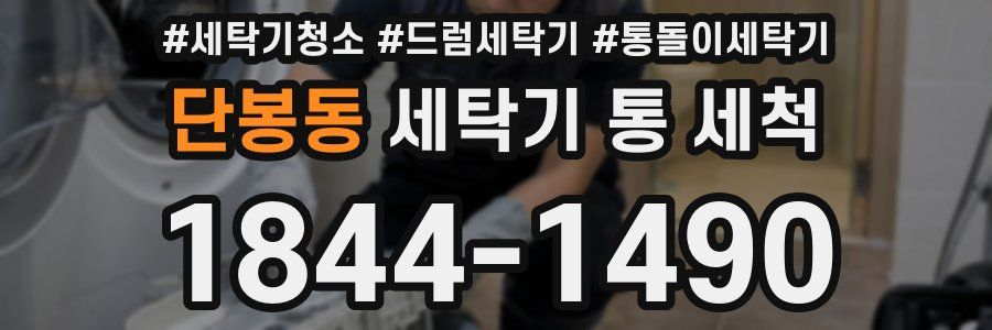 단봉동 세탁기 통 세척