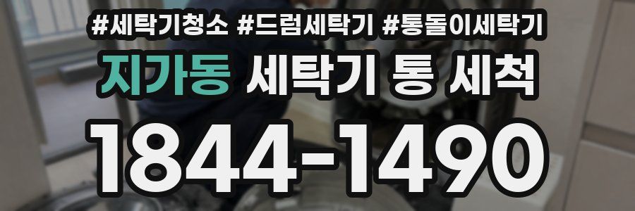 지가동 세탁기 통 세척