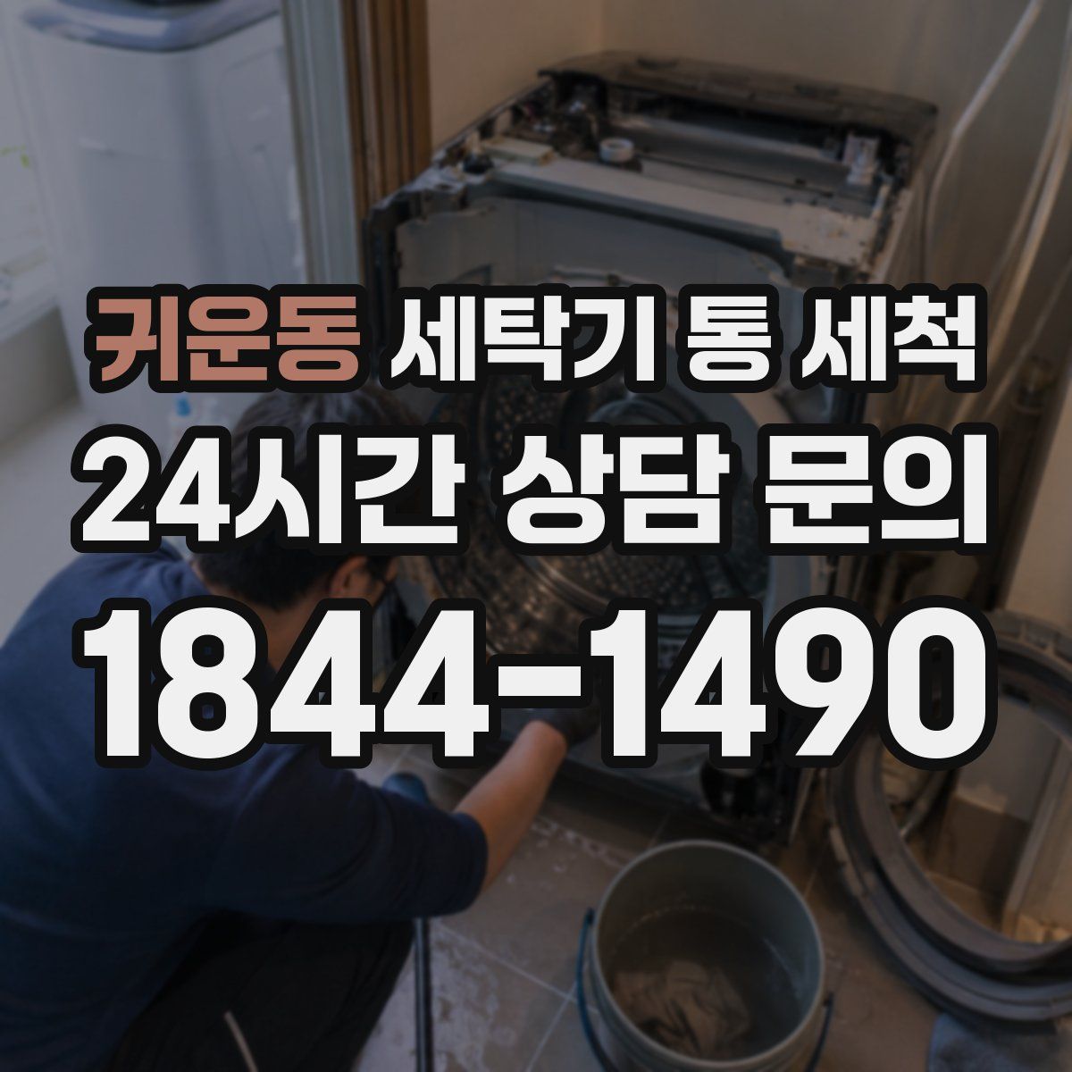 귀운동 세탁기 통 세척