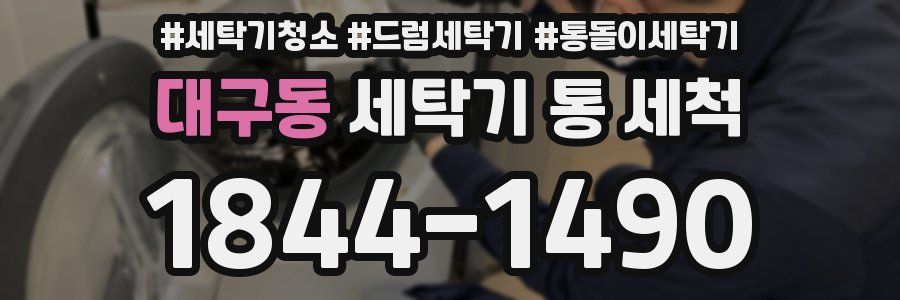 대구동 세탁기 통 세척