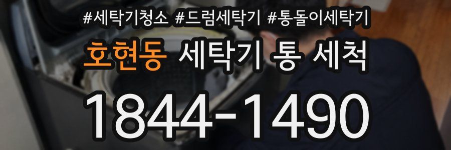 호현동 세탁기 통 세척
