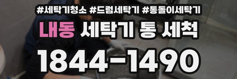 내동 세탁기 통 세척