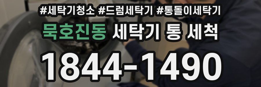 묵호진동 세탁기 통 세척