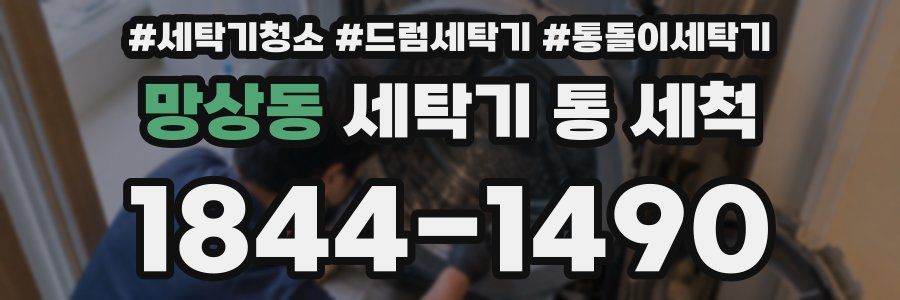 망상동 세탁기 통 세척