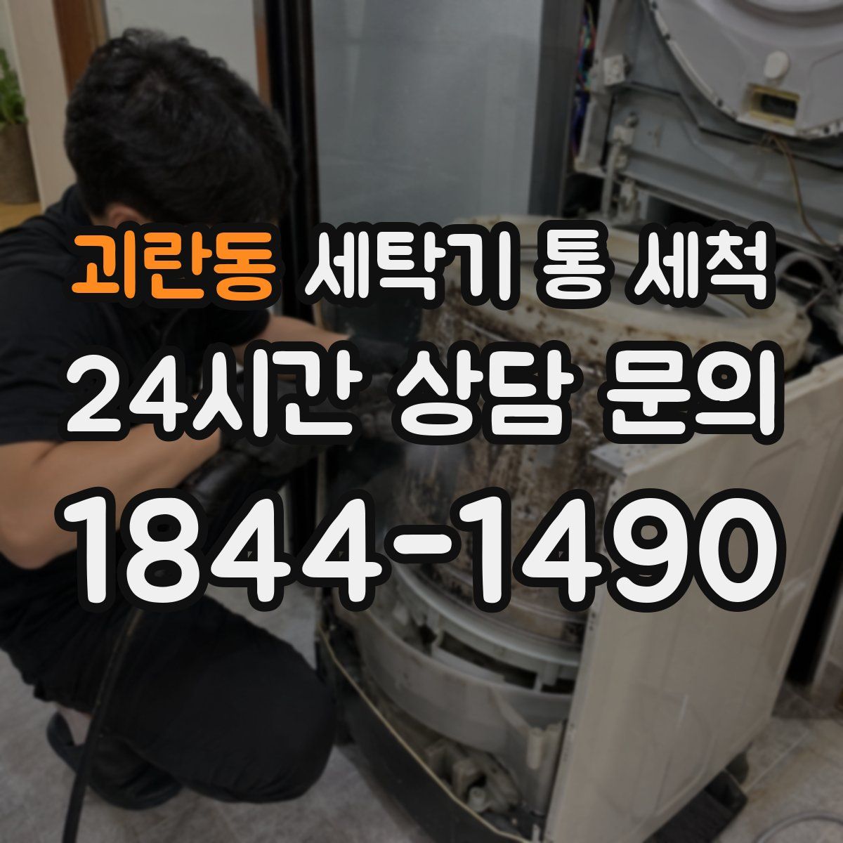 괴란동 세탁기 통 세척