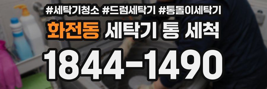 화전동 세탁기 통 세척