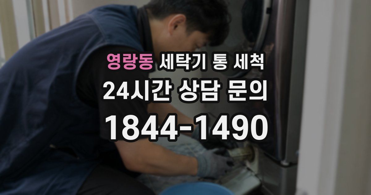 영랑동 세탁기 통 세척