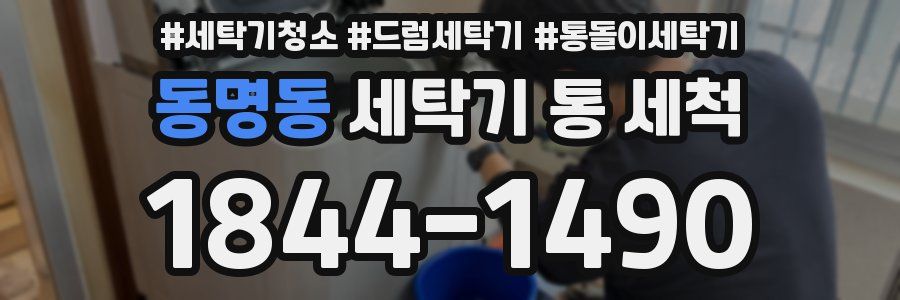 동명동 세탁기 통 세척