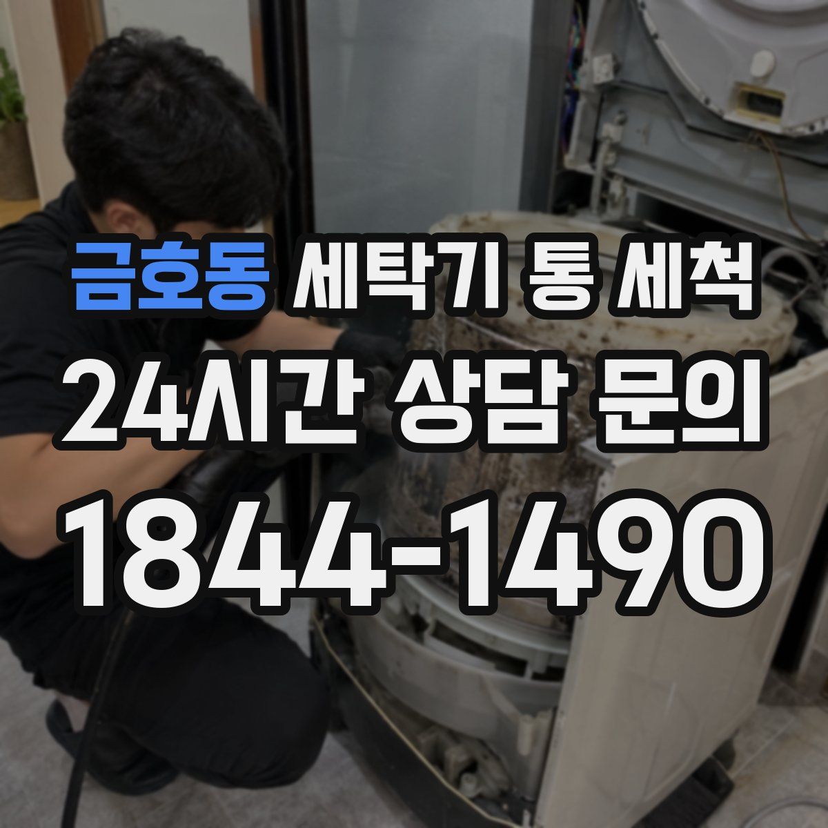 금호동 세탁기 통 세척
