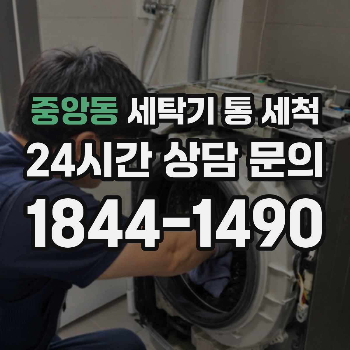 중앙동 세탁기 통 세척