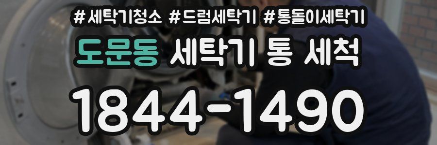 도문동 세탁기 통 세척