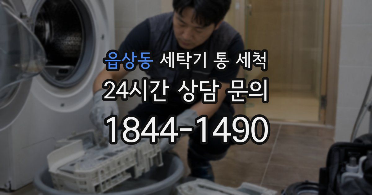 읍상동 세탁기 통 세척