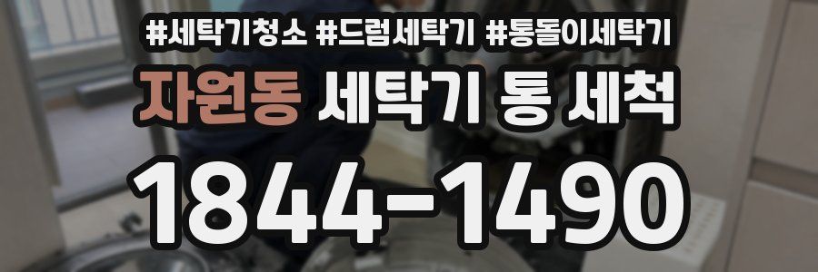 자원동 세탁기 통 세척
