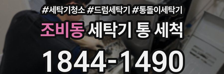 조비동 세탁기 통 세척