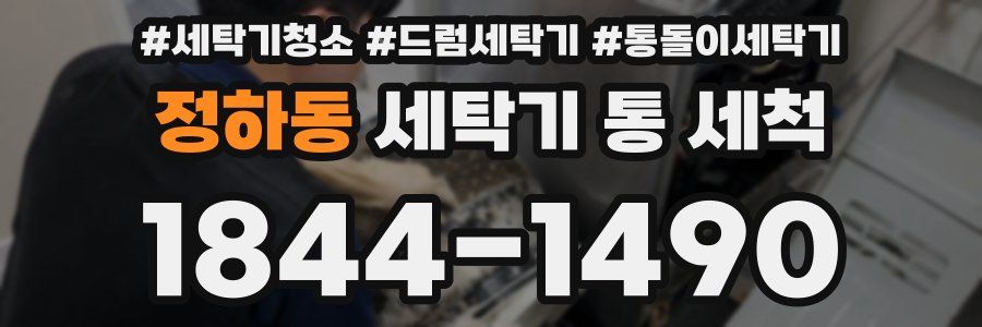 정하동 세탁기 통 세척