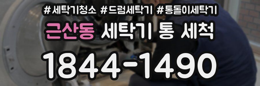 근산동 세탁기 통 세척
