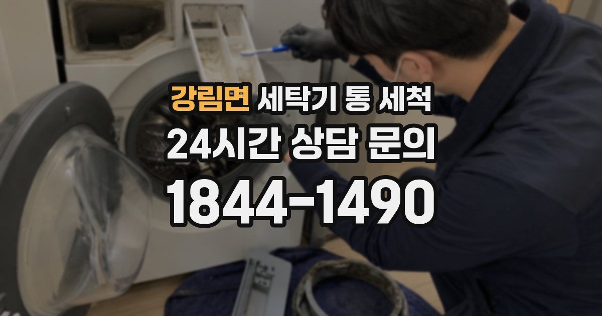 강림면 세탁기 통 세척