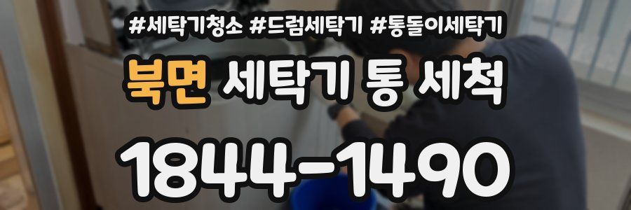 북면 세탁기 통 세척