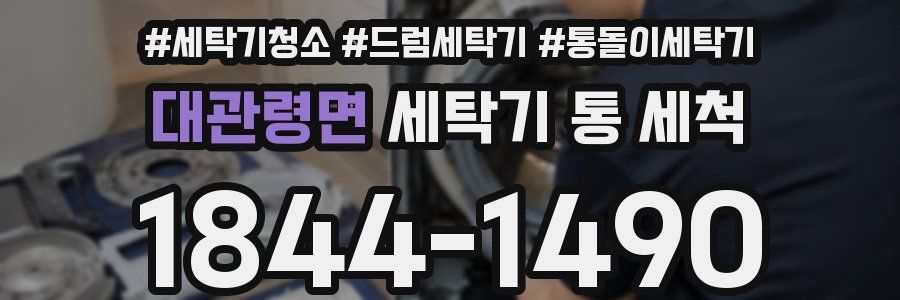 대관령면 세탁기 통 세척
