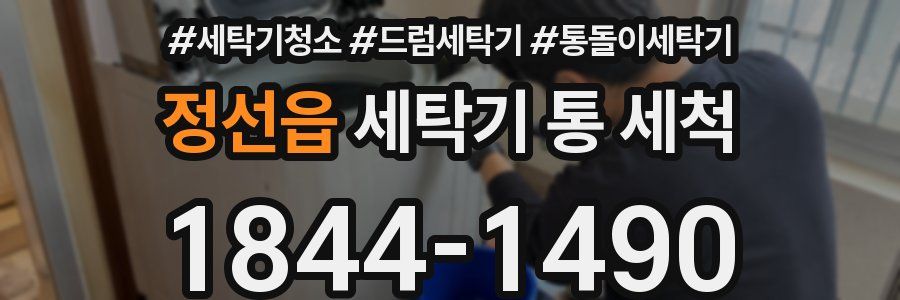 정선읍 세탁기 통 세척
