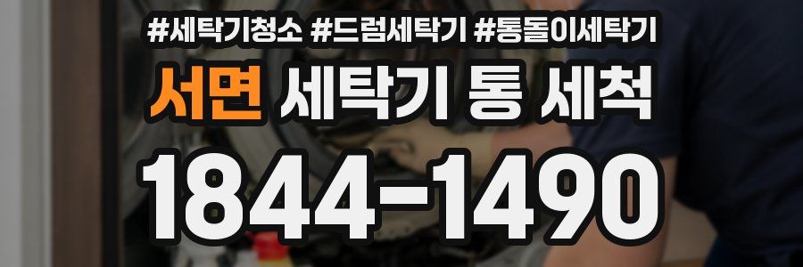 서면 세탁기 통 세척