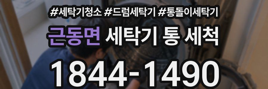 근동면 세탁기 통 세척