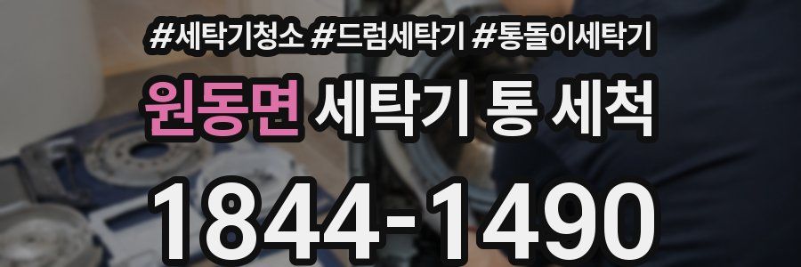 원동면 세탁기 통 세척