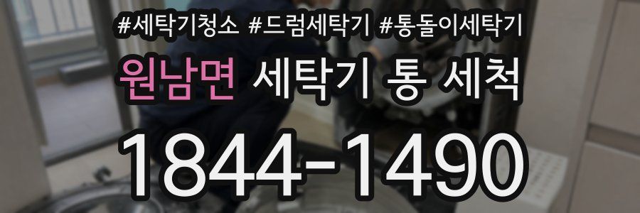 원남면 세탁기 통 세척