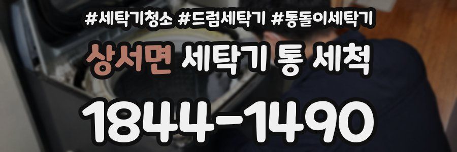 상서면 세탁기 통 세척