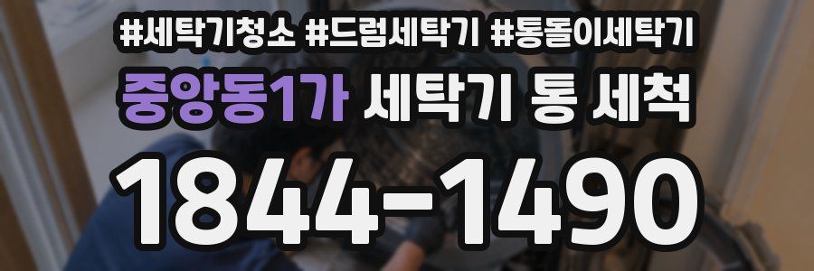 중앙동1가 세탁기 통 세척