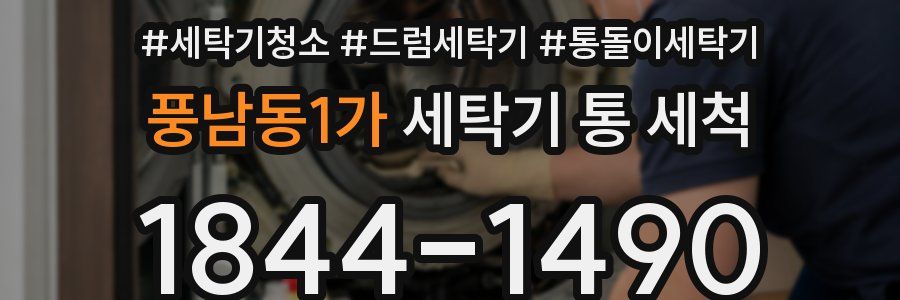 풍남동1가 세탁기 통 세척