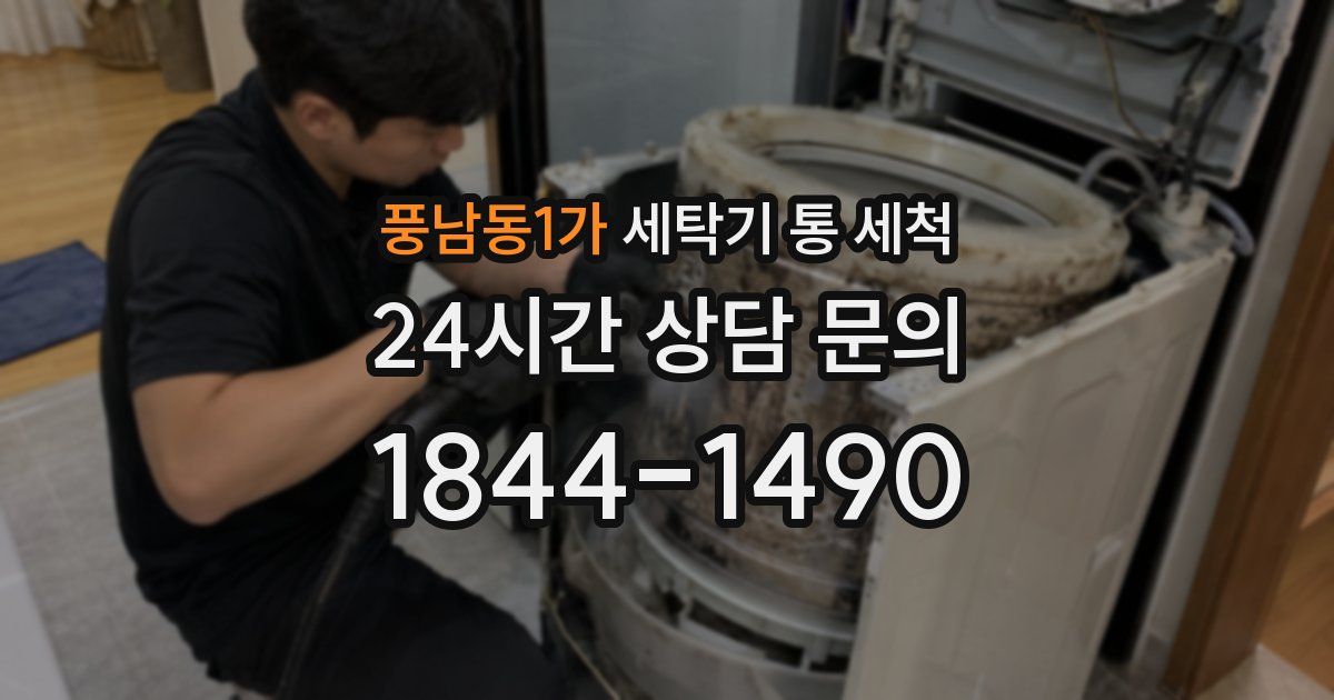 풍남동1가 세탁기 통 세척