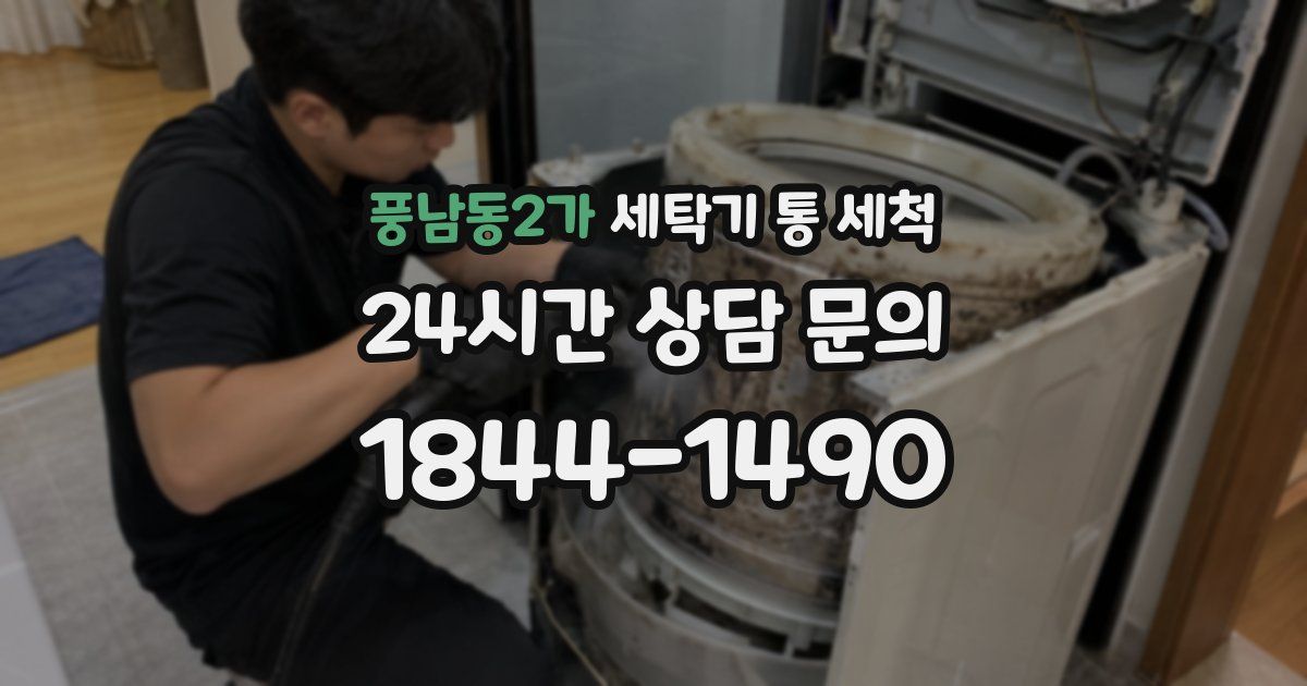 풍남동2가 세탁기 통 세척