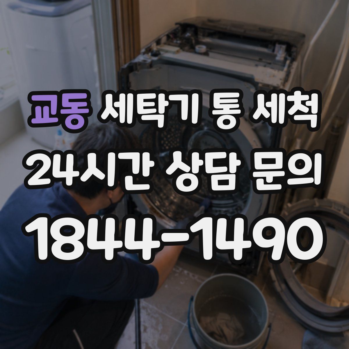 교동 세탁기 통 세척