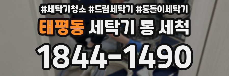 태평동 세탁기 통 세척