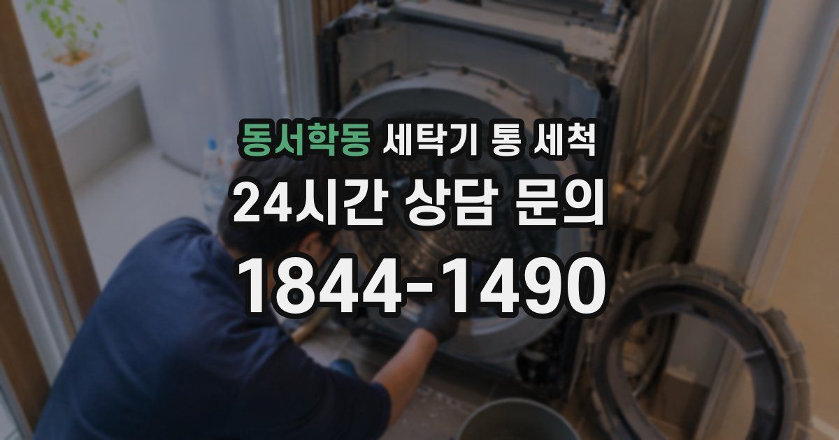 동서학동 세탁기 통 세척