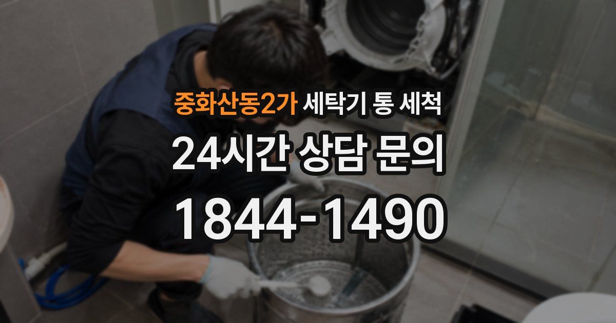 중화산동2가 세탁기 통 세척