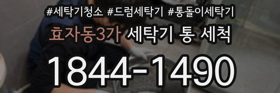 효자동3가 세탁기 통 세척