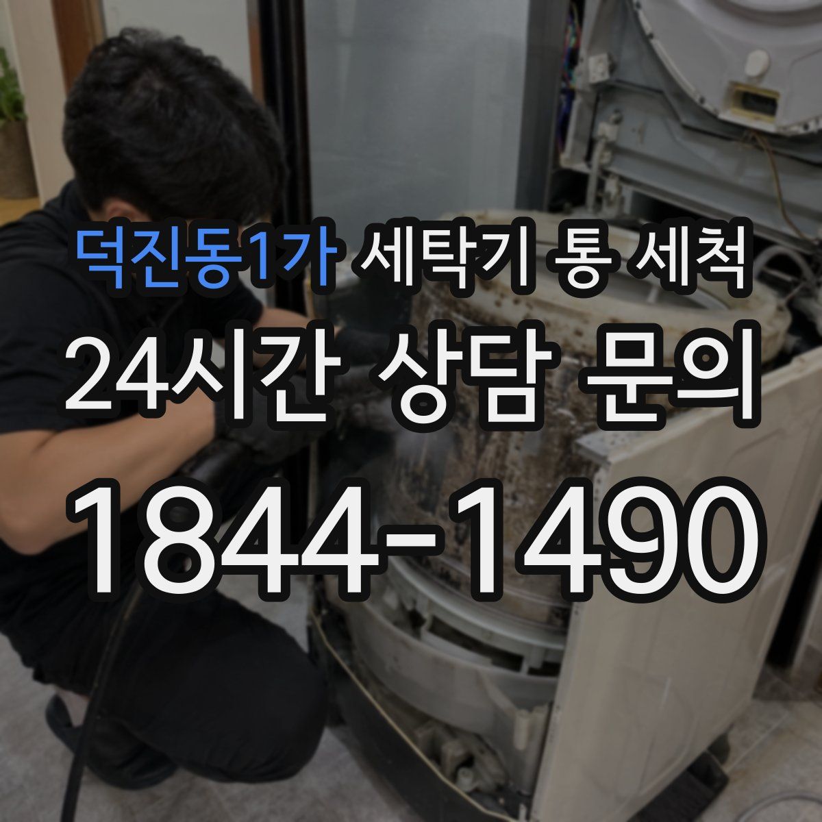 덕진동1가 세탁기 통 세척