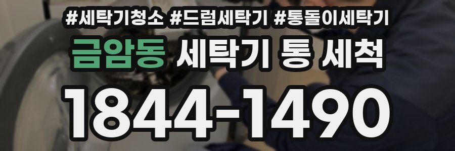 금암동 세탁기 통 세척