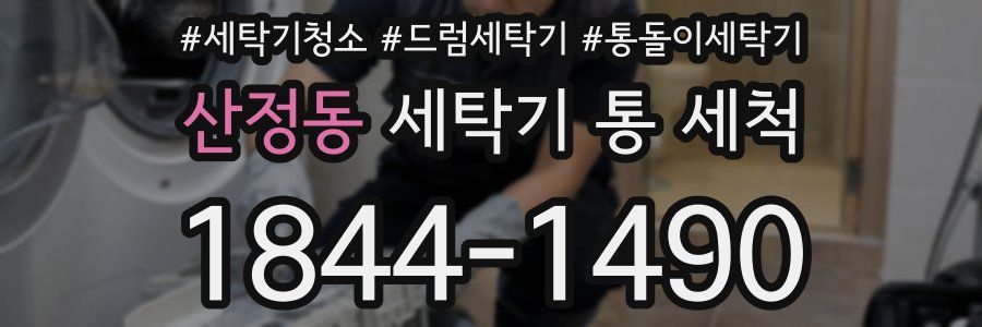 산정동 세탁기 통 세척
