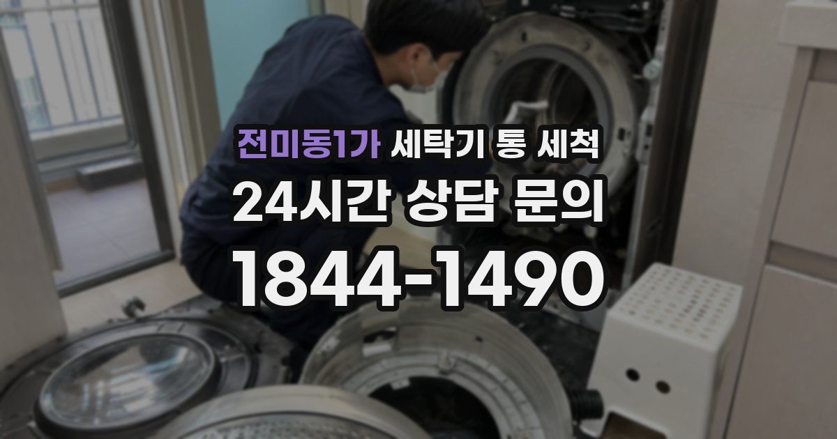 전미동1가 세탁기 통 세척