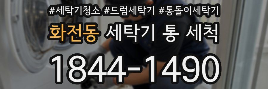 화전동 세탁기 통 세척
