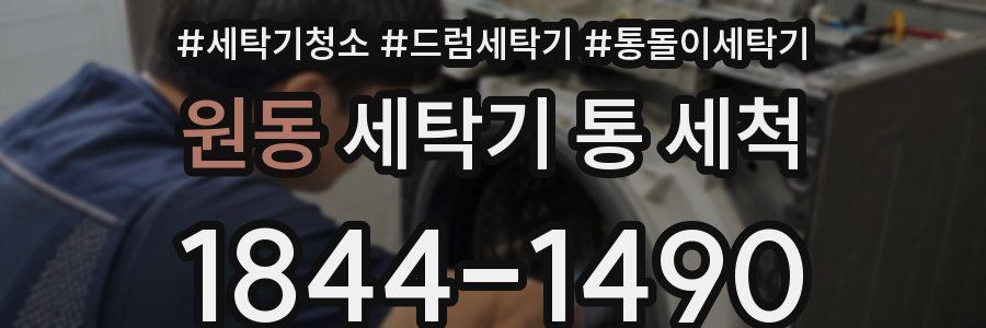 원동 세탁기 통 세척