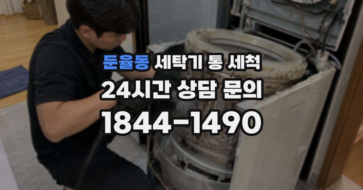 둔율동 세탁기 통 세척