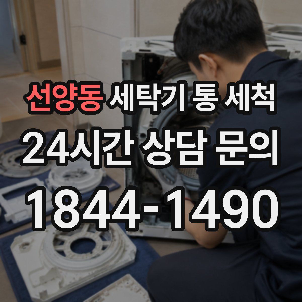 선양동 세탁기 통 세척